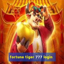 fortune tiger 777 login